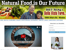 Tablet Screenshot of bellavistafarmllc.com